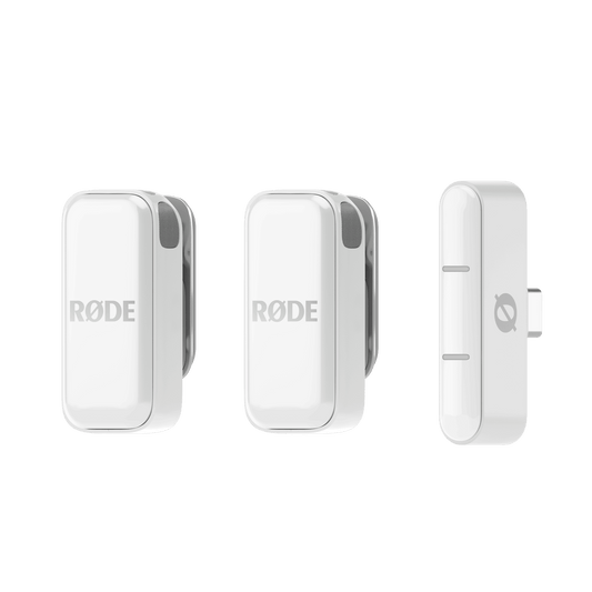 ميكروفون RØDE Wireless Micro لاسلكي فائق الصغر - أبيض