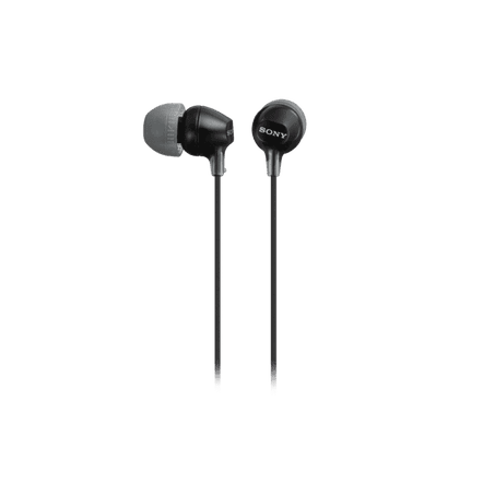 Sony In-Ear Lightweight Headphones with Smartphone Control - Black