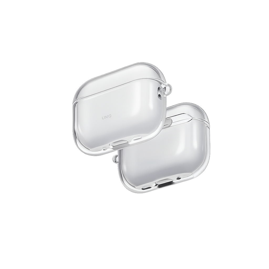 علبة تعليق UNIQ GLASE لسماعات AirPods Pro من الجيل الثالث - شفاف لامع