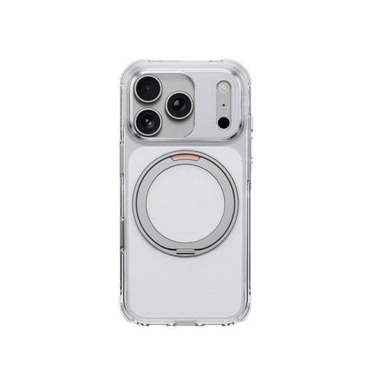 UNIQ HYBRID IPHONE 18 PRO MAX SWIVIX WITH 360 ROTATING KICKSTAND - LUCENT CLEAR