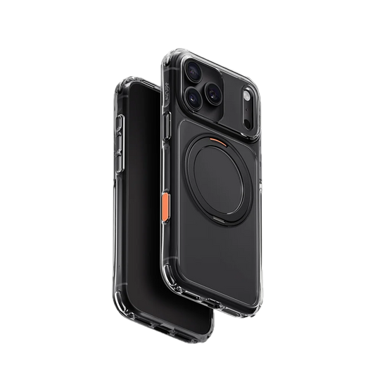 UNIQ HYBRID IPHONE 18 PRO SWIVIX WITH 360 ROTATING KICKSTAND - CARBON BLACK