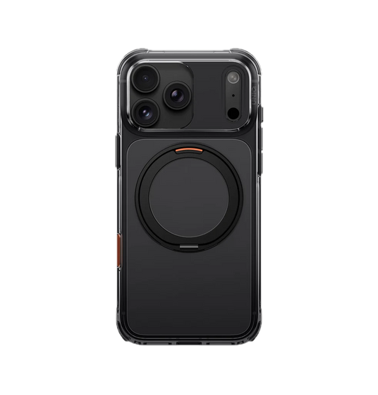 UNIQ HYBRID IPHONE 18 PRO SWIVIX WITH 360 ROTATING KICKSTAND - CARBON BLACK