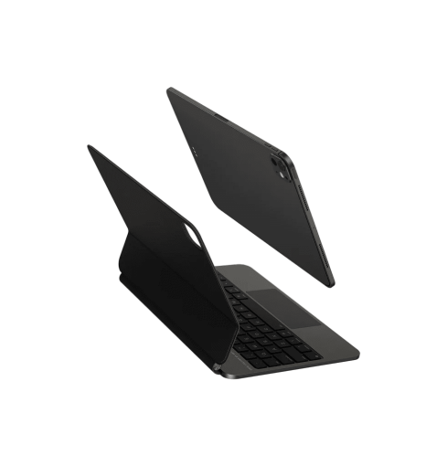 UNIQ VENNO PRO MAGNETIC SMART KEYBOARD FOLIO FOR IPAD PRO 11" (M4-M5) - GRAPHITE BLACK