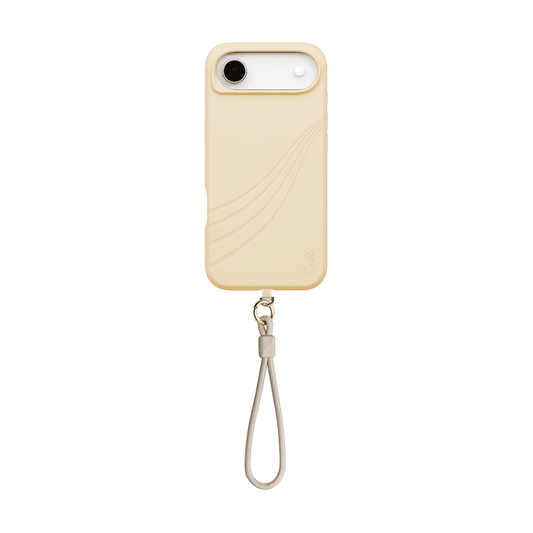 جراب UniQ COEHL SERINA لهاتف iPhone Air المتوافق مع الشحن المغناطيسي MagClick™ - رملي