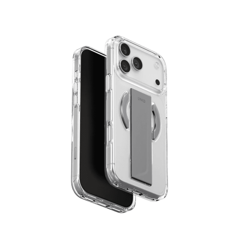 Uniq Heldro Air Slim FlexGrip Case with Magnetic Charging for iPhone 17 Pro Max - Lucent Clear