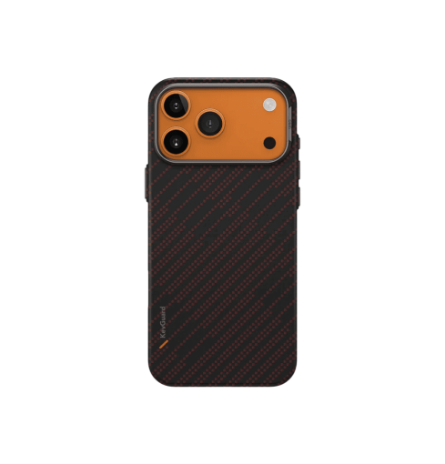 Uniq Keva Edge Slimline 100% Aramid Case for iPhone 17 Pro Max - Orange