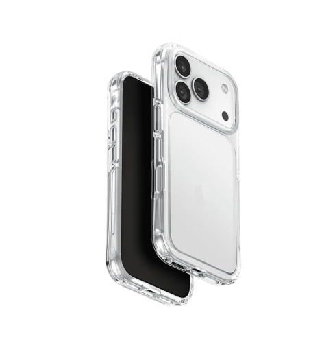 Uniq LifePro Xtreme True Clarity Slim Hybrid Case with Curved AirLite Corners for iPhone 17 Pro Max - Clear