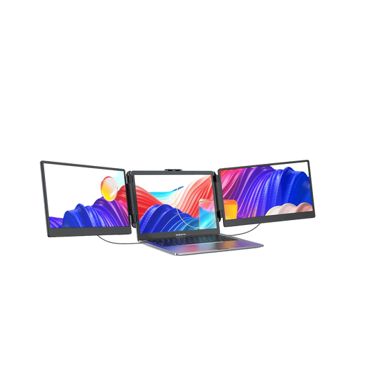 موسع شاشة ثلاثي محمول V2Com S2 مقاس 14 بوصة بدقة FHD 1080P