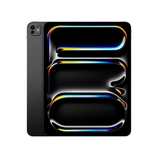 Front display view of the Apple iPad Pro M5 13-inch Wi-Fi 1TB Standard Glass Space Black at Tradeline.