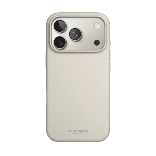 vonmahlen Soft Silicone Case iPhone 17 Pro Max - Cream