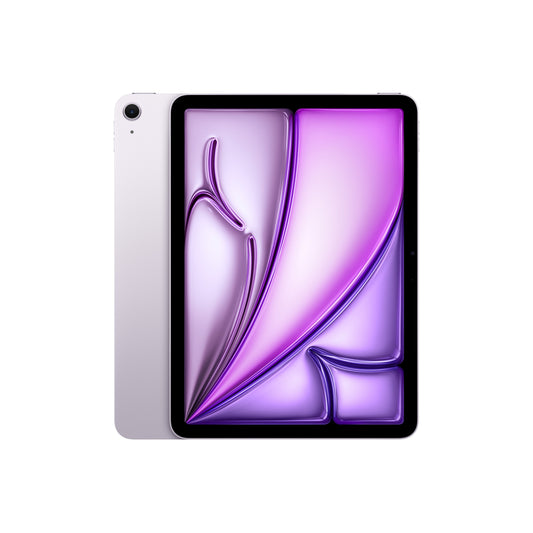 Front and back view display of the 11-inch iPad Air Wi-Fi 256GB Purple M4 available at Tradeline.
