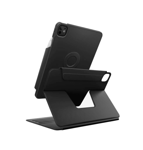 UNIQ ROVUS SNAPMOUNT MAGNETIC 360 ROTATING DETACHABLE CASE FOR IPAD PRO 13 (M4-M5) - DALLAS BLACK