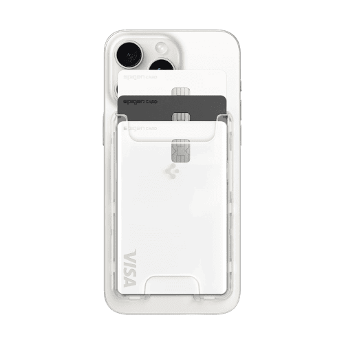 Spigen MagSafe Card Holder Ultra Hybrid (MagFit) - Crystal Clear