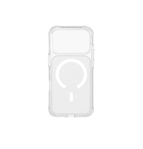 جراب UniQ LifePro Xtreme Tinsel الهجين النحيف المتوافق مع MagClick لهاتف iPhone 17 Pro Max - تينسل لوسنت