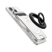 حامل بطاقات Spigen MagSafe طراز Ultra Hybrid (MagFit+) - شفاف