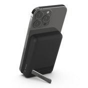 باور بنك Belkin BoostCharge مغناطيسي لاسلكي 5,000 مللي أمبير مع حامل - أسود