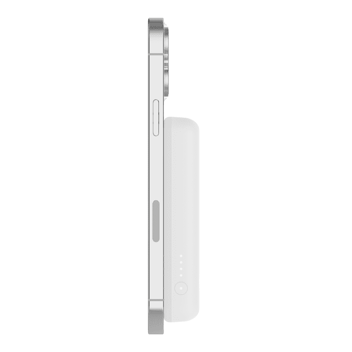 Belkin BoostCharge Magnetic Wireless Power Bank 5K + Stand - White