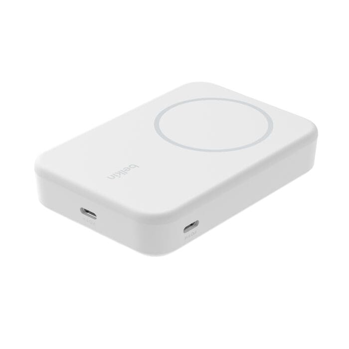 Belkin BoostCharge Pro Magnetic Power Bank with Qi2 15W 10K - White