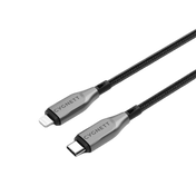 Cygnett Armoured Lightning To USB-C 1m - Black
