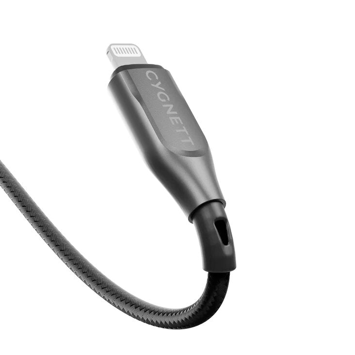 Cygnett Armoured Lightning To USB-C 1m - Black