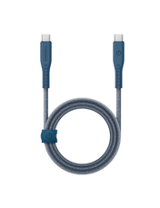 كابل ENERGEA Flow من USB-C إلى USB-C بقدرة 240 واط وطول 1.5 متر - أزرق