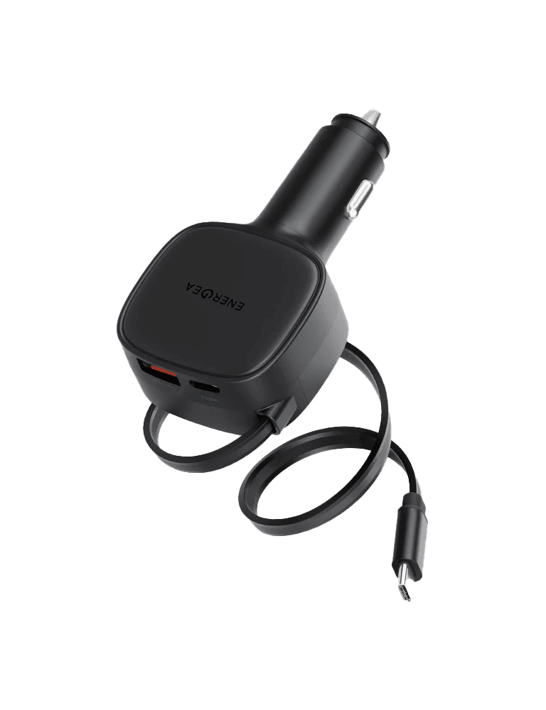 Energea ArcDrive 84 3-in-1 PD84W Car Charger - GUNMETAL