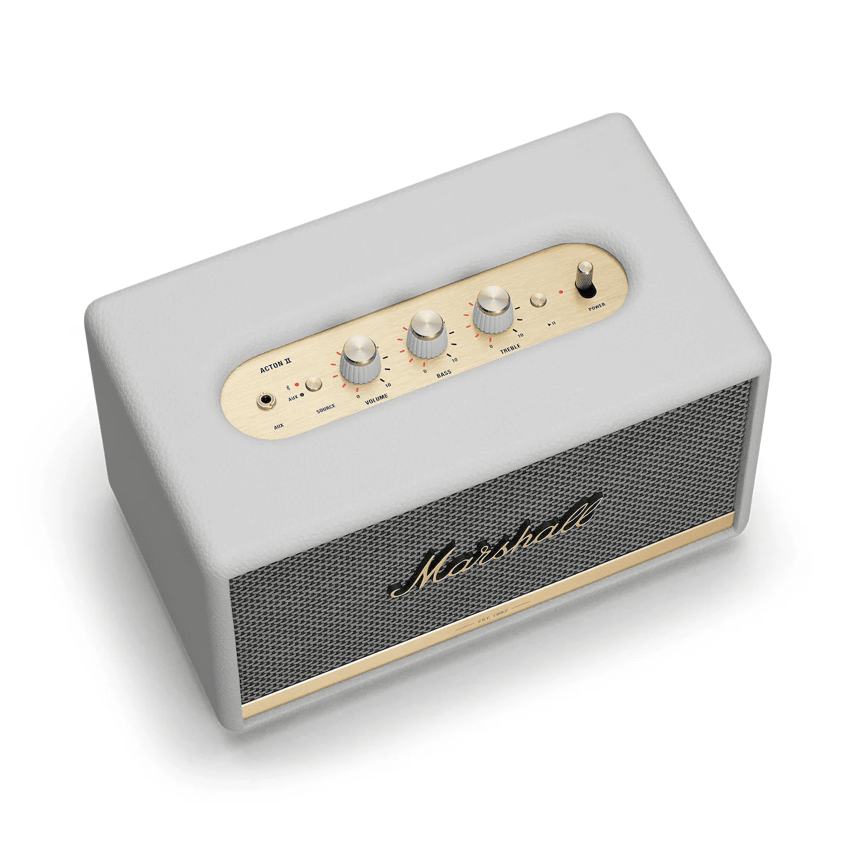 سماعة Marshall Acton II Bluetooth - أبيض