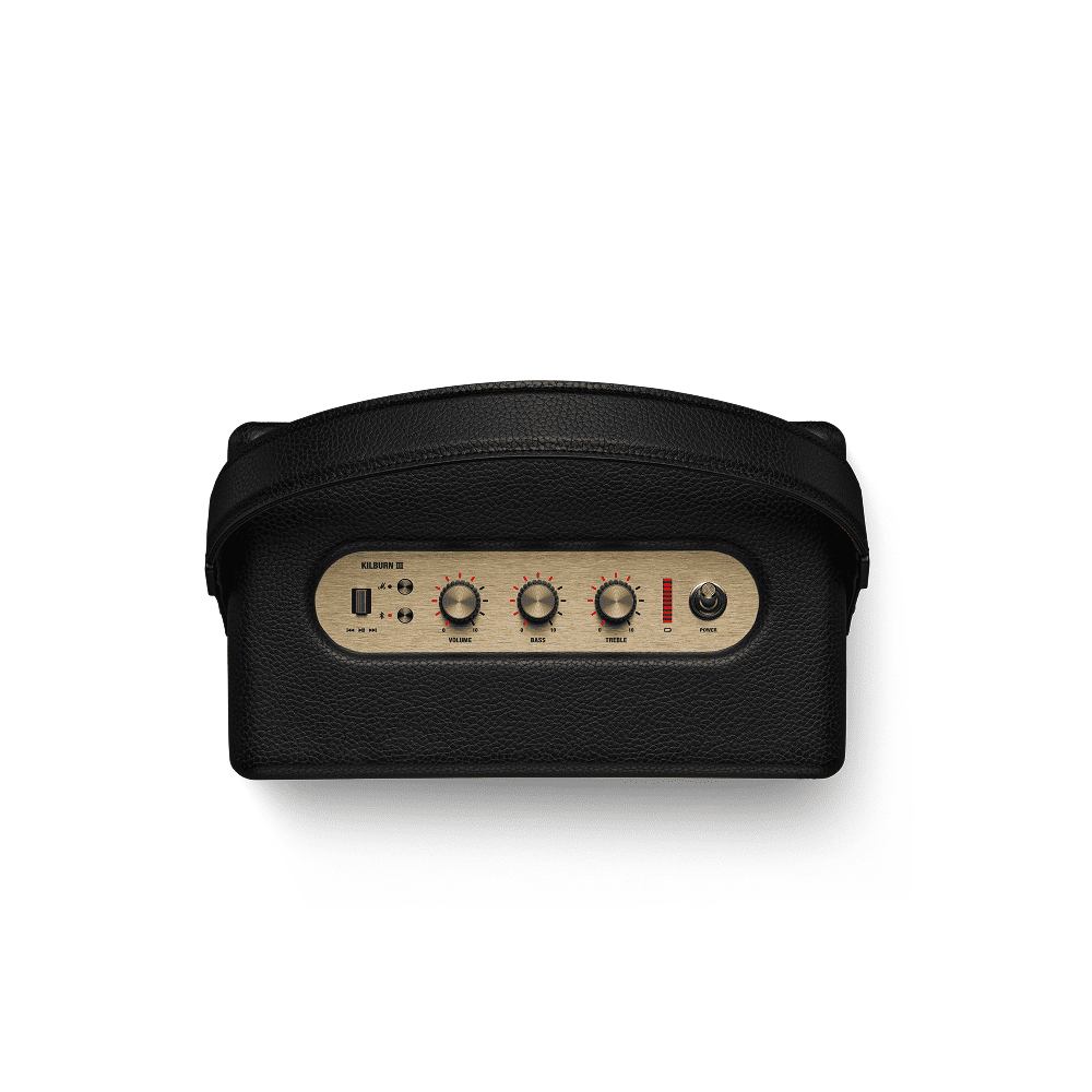 Marshall Kilburn III Portable Bluetooth Speaker - Black And Brass