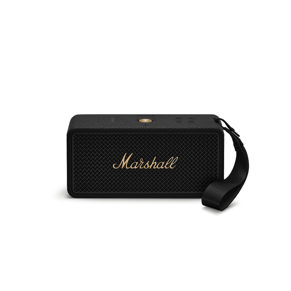 سماعة Marshall Middleton II المحمولة بتقنية Bluetooth - أسود ونحاسي