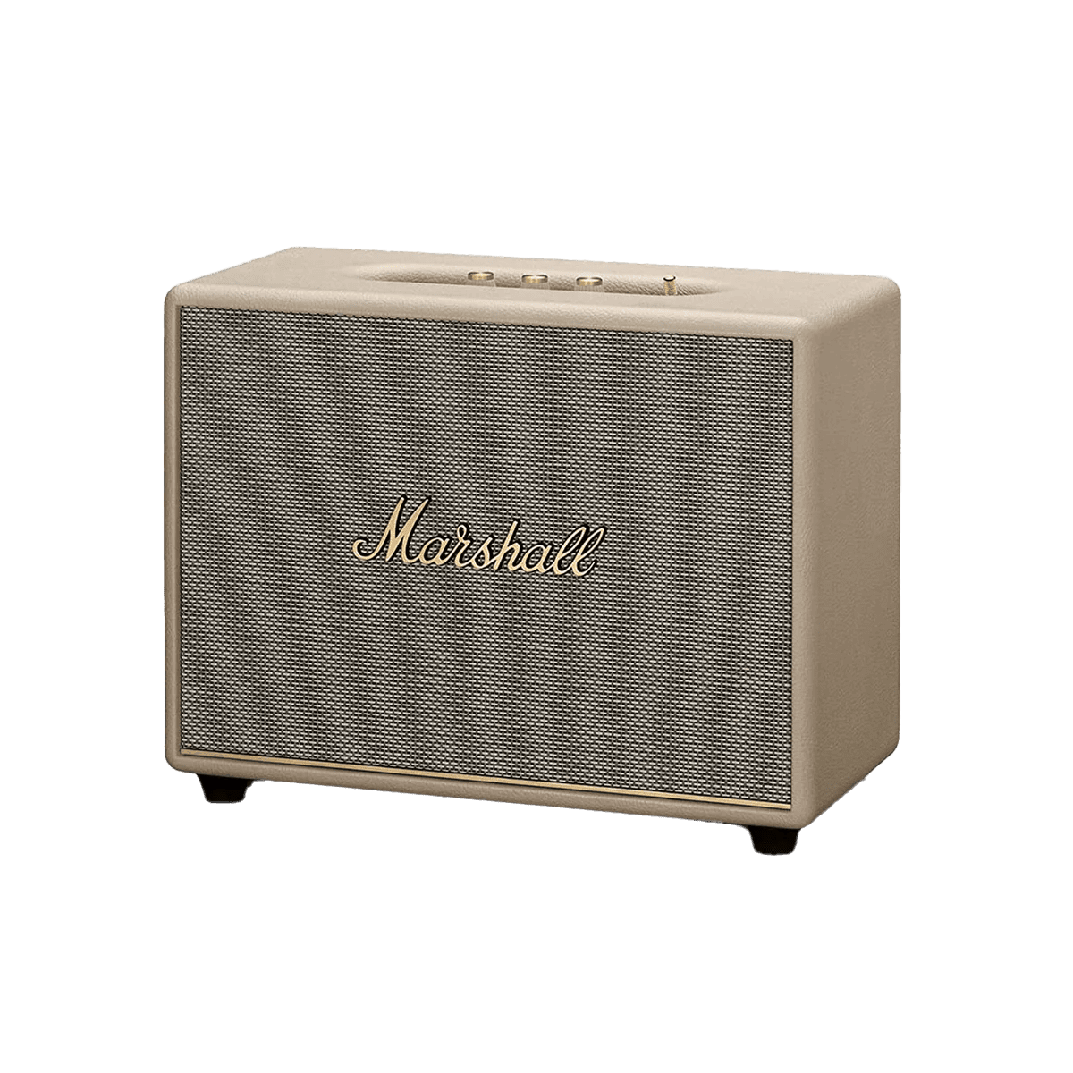 سماعة Marshall Woburn III اللاسلكية المنزلية بتقنية Bluetooth - كريمي