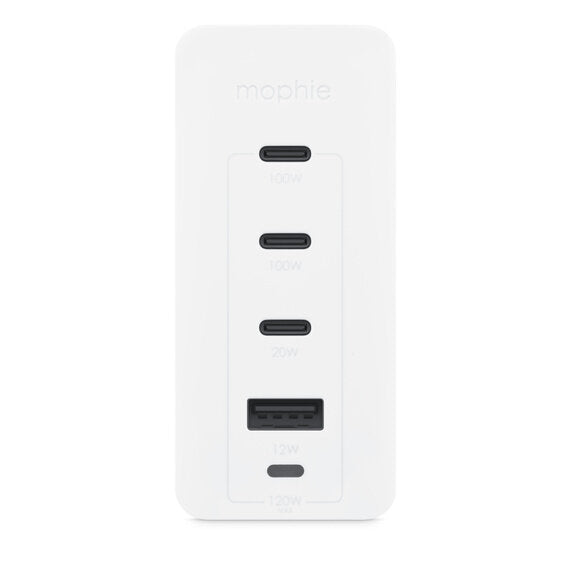 Mophie Speedport 120 4-port GaN Wall Charger (120W) - White