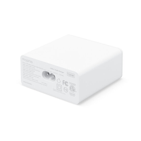 Mophie Speedport 120 4-port GaN Wall Charger (120W) - White