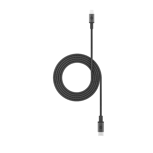 كابل Mophie للشحن من USB-C إلى Lightning بطول 1.8 متر – أسود