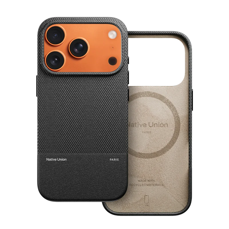 جراب Native Union (Re)Classic لجهاز iPhone 17 Pro - أسود