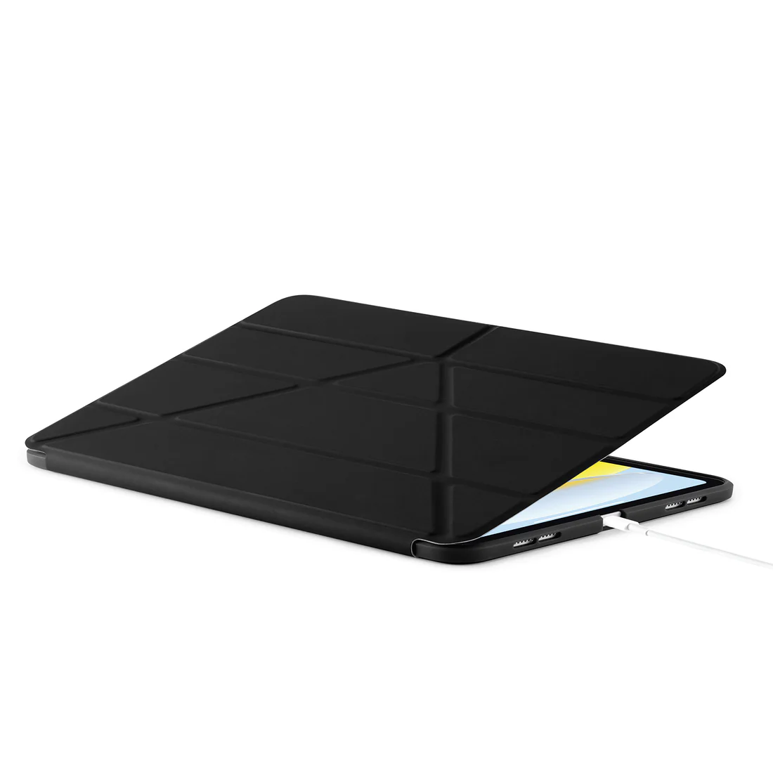 Pipetto iPad 10th Gen (2022) Origami No2 Shield Case - Black