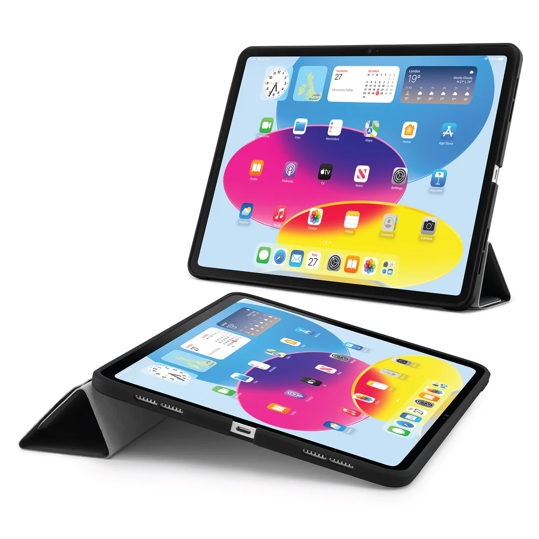 Pipetto iPad 10th Gen (2022) Origami No1 Original Case - Black