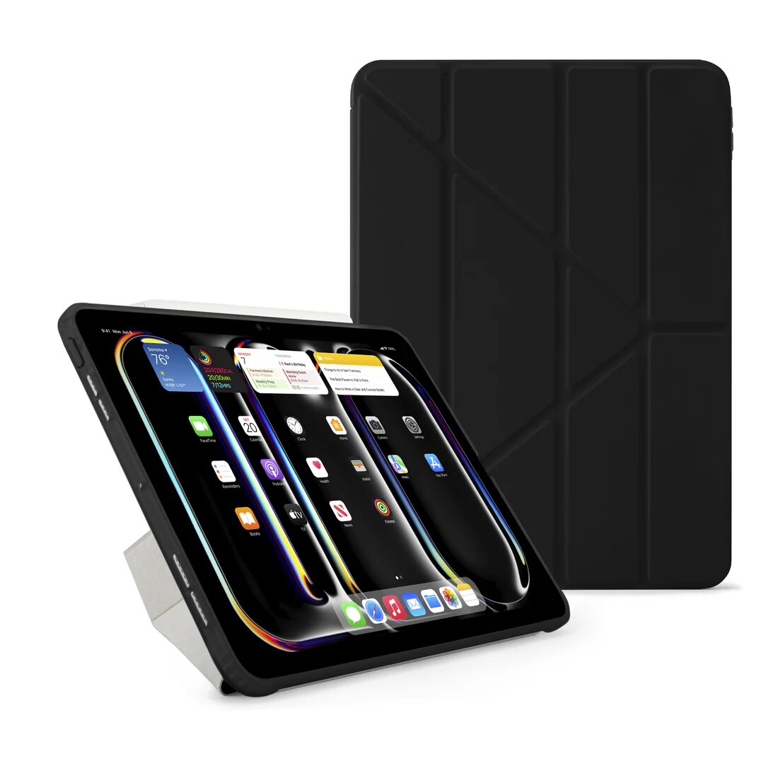 Pipetto iPad Pro 11 (2024) Origami No1 Original Case - Black