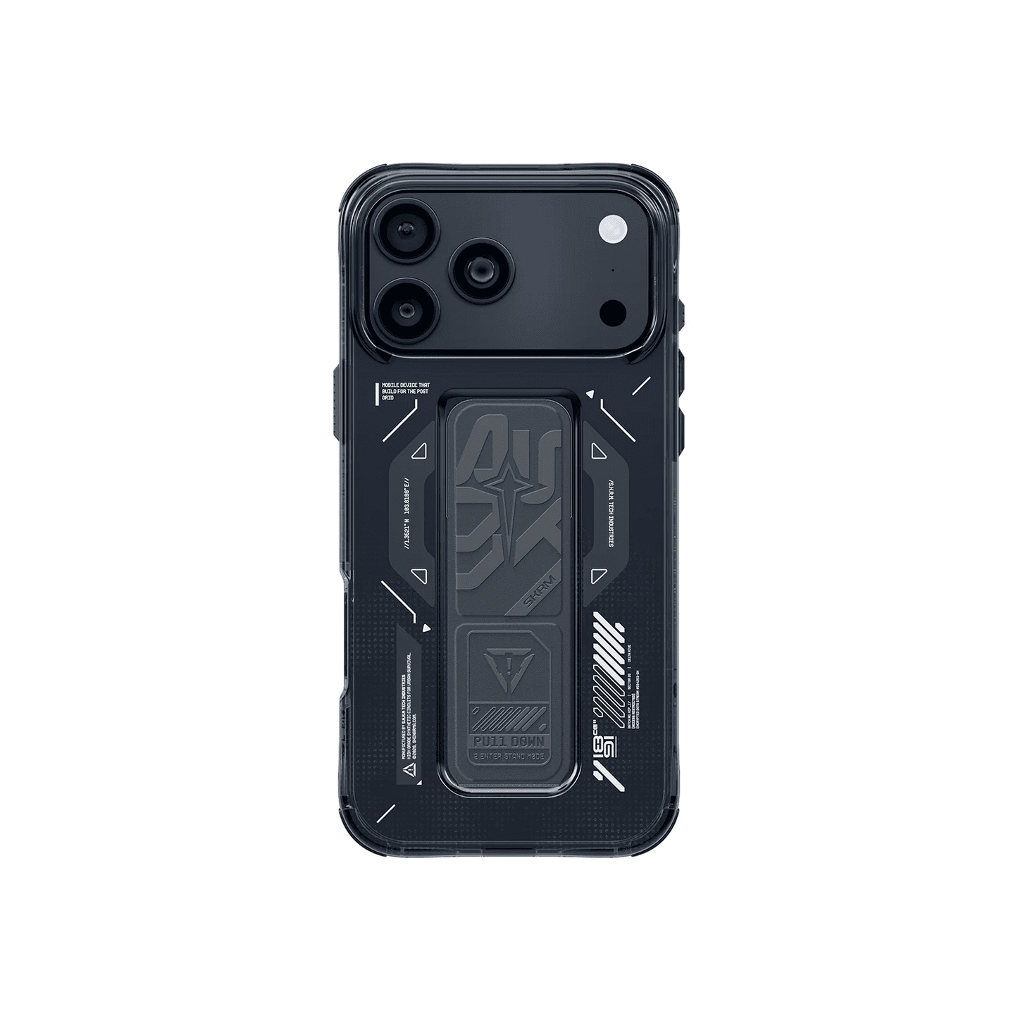 SKINARMA HELIO Mag-Charge iPhone 17 Pro with Grip-Stand - GRAPHITE