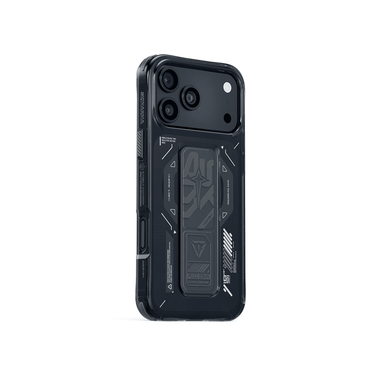 SKINARMA HELIO Mag-Charge iPhone 17 Pro with Grip-Stand - GRAPHITE