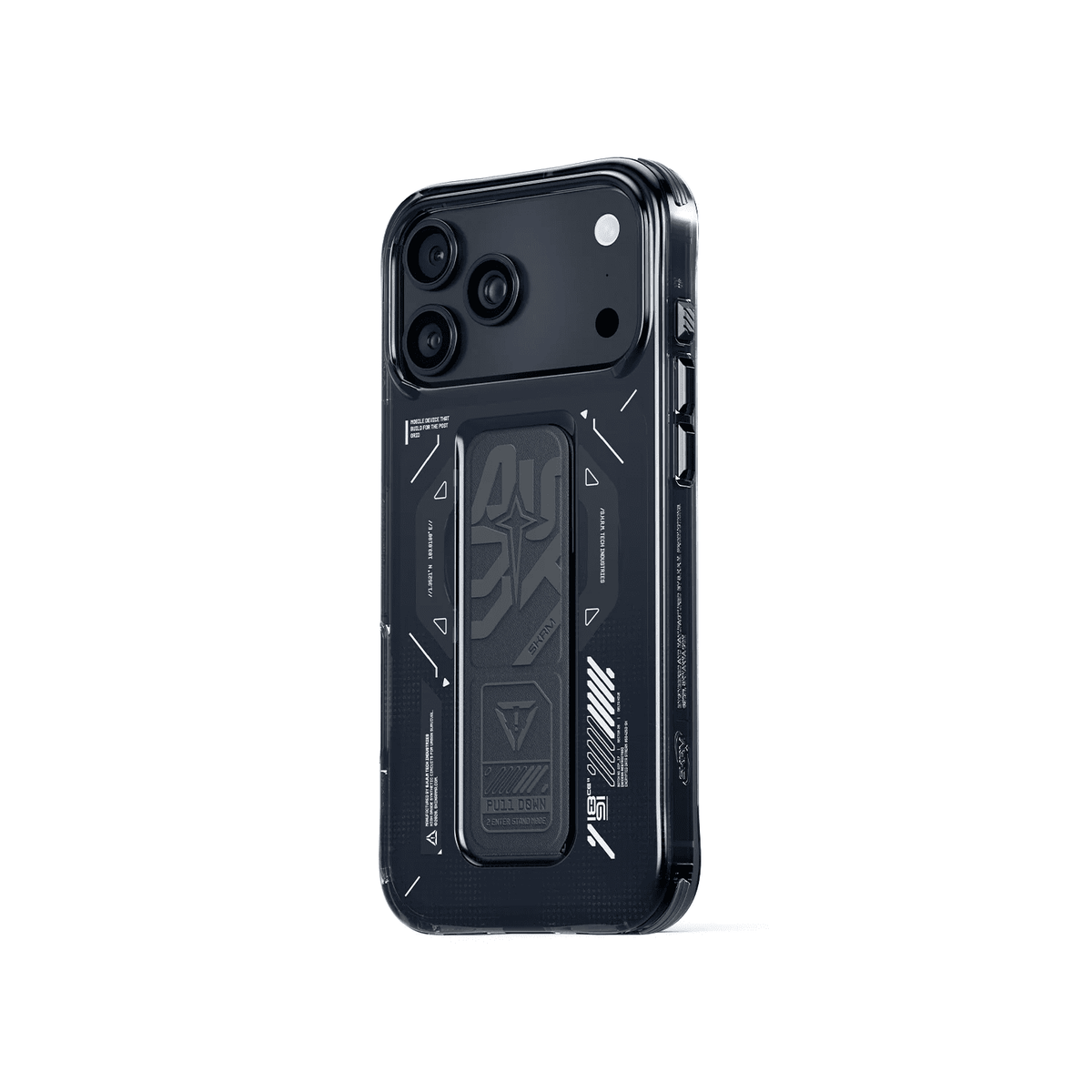 SKINARMA HELIO Mag-Charge iPhone 17 Pro with Grip-Stand - GRAPHITE
