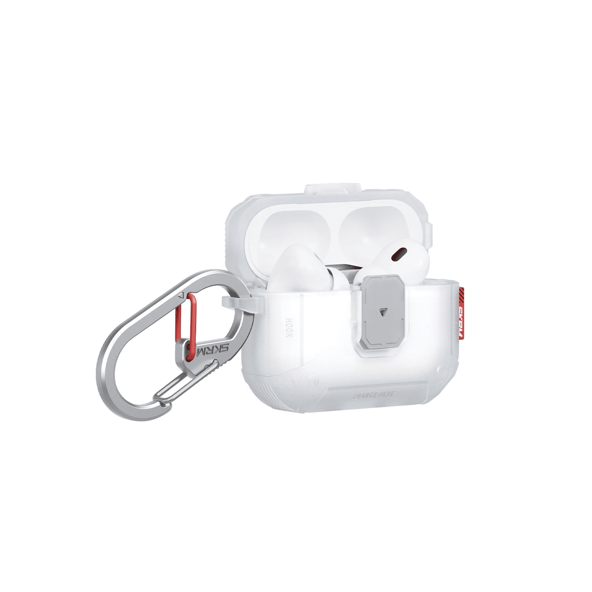 SKINARMA MECHA LE AirPods Pro 3 - FROST CLEAR