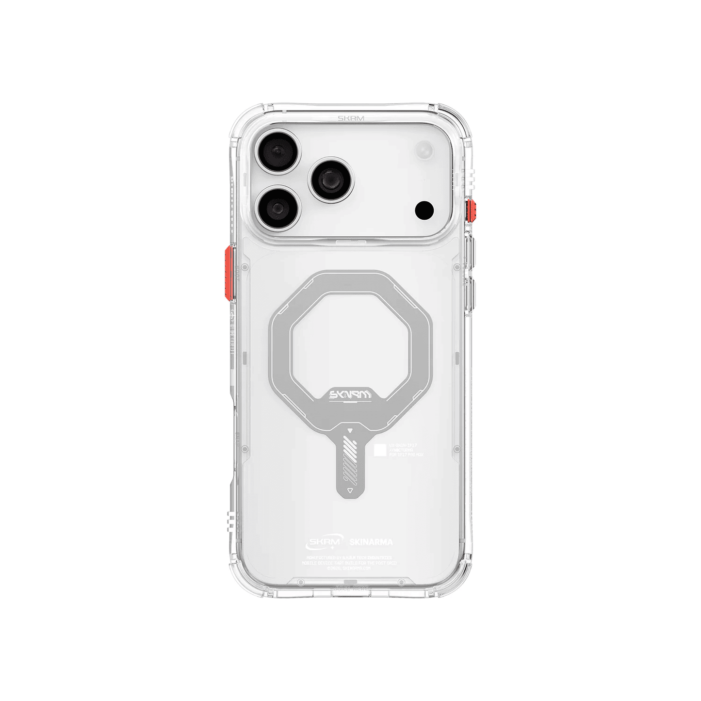 SKINARMA SAIDO Mag-Charge لجهاز iPhone 17 Pro - شفاف