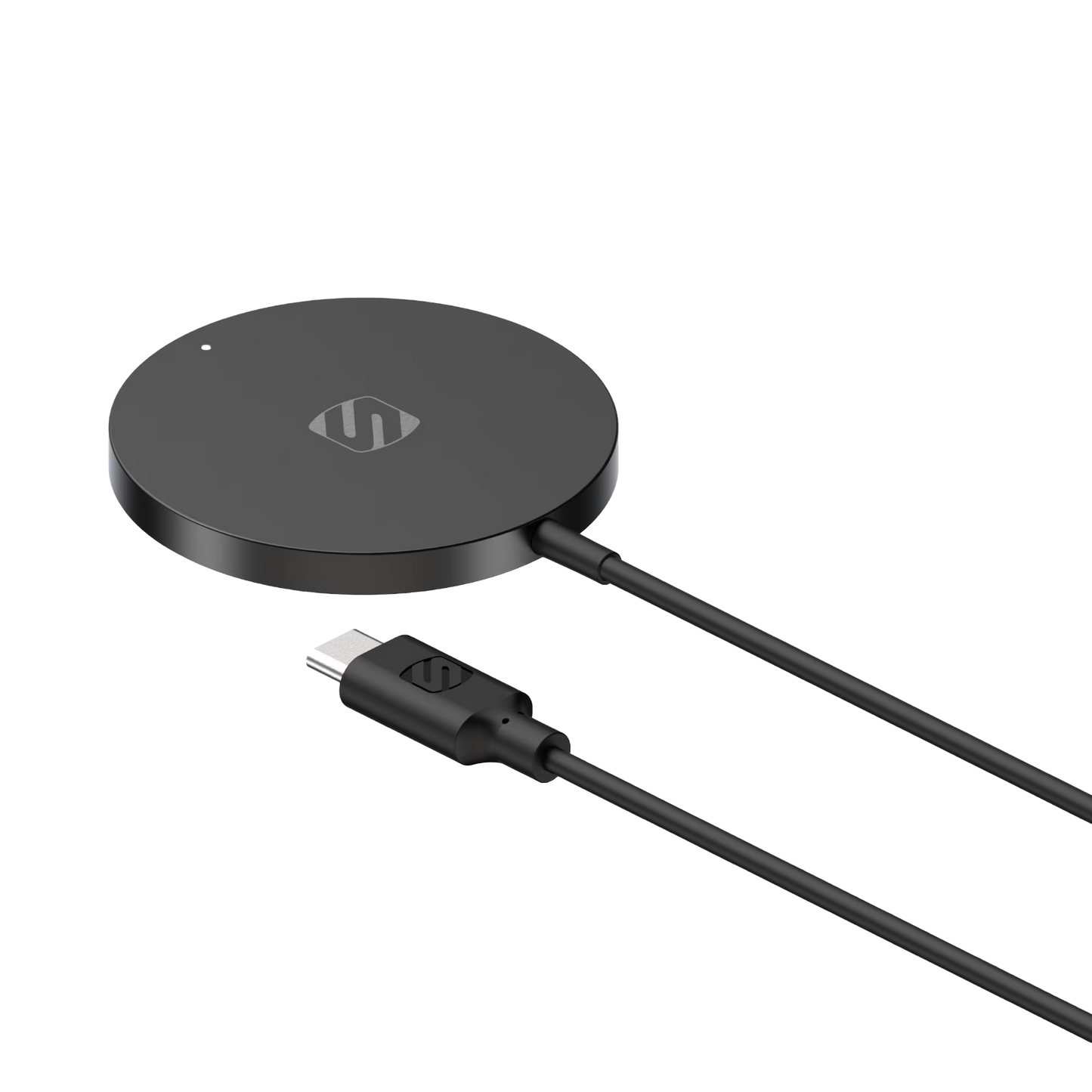 شاحن هاتف لاسلكي مغناطيسي Scosche Base3 MS - طول 1.8 متر (6 أقدام) - أسود