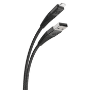 Scosche StrikeLine Heavy-Duty USB-A to Lightning Cable 4ft (1.2M) - Grey