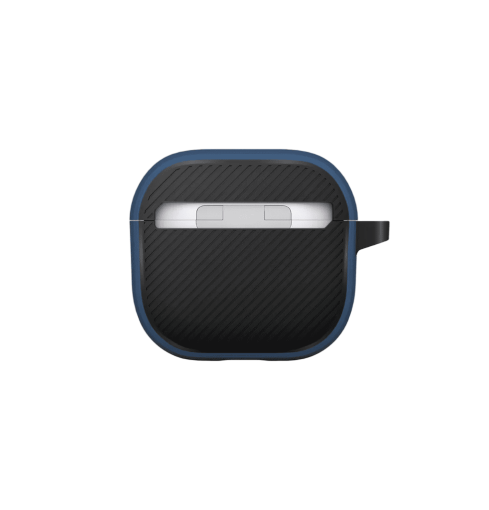 جراب UNIQ CLYDE AIRPODS الجيل الرابع بقفل – أزرق ورمادي داكن