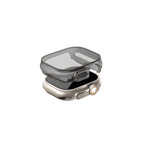 UNIQ GARDE HYBRID WATCH CASE WITH SCREEN PROTECTION 49MM - SMOKED