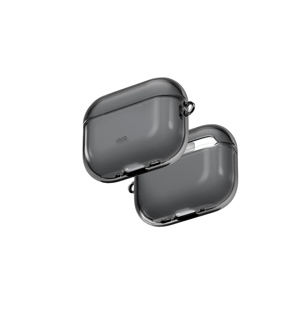 UNIQ GLASE AIRPODS PRO 3RD GEN HANG CASE - GLOSSY SMOKE