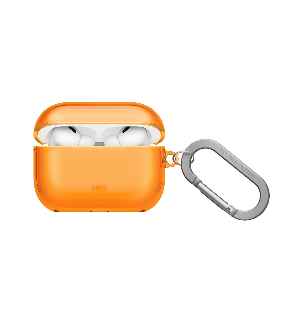 UNIQ GLASE AIRPODS PRO 3RD GEN HANG CASE - GOLDEN CITRUS