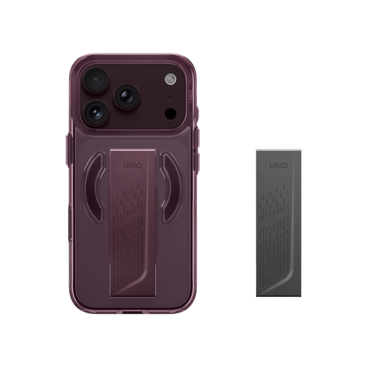 UNIQ HYBRID IPHONE 18 PRO MAGCLICK CHARGING HELDRO AIR - VELVET BURGUNDY