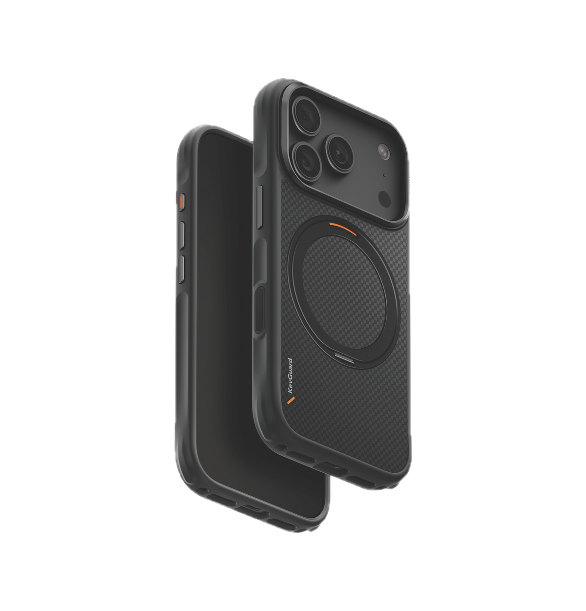 UNIQ HYBRID IPHONE 18 PRO MAGCLICK CHARGING KEVA MŌV - CARBON BLACK